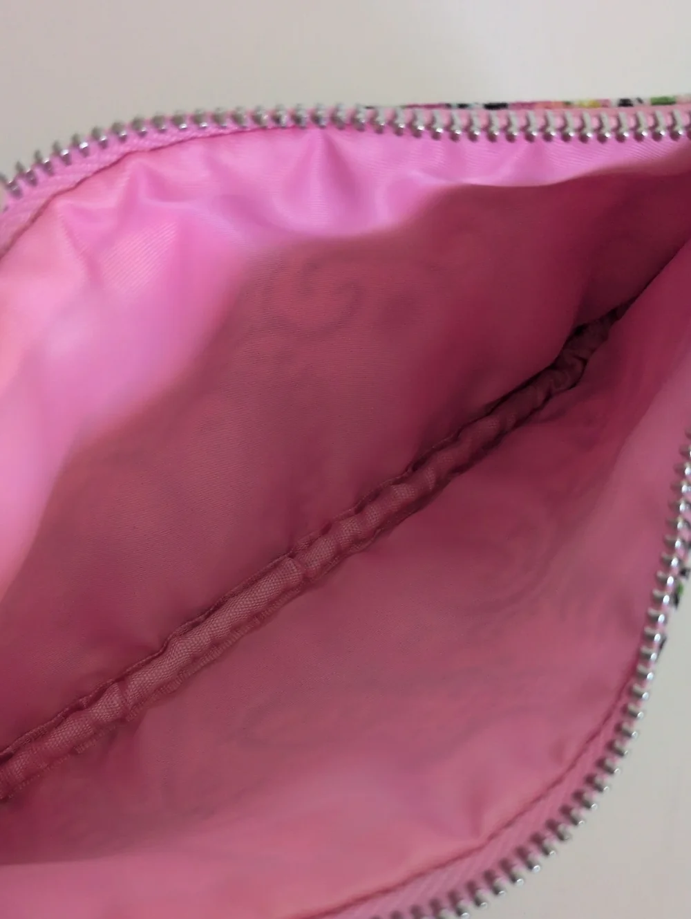 Vera Bradley Zipper Pouch - Vibrant Pink Paisley